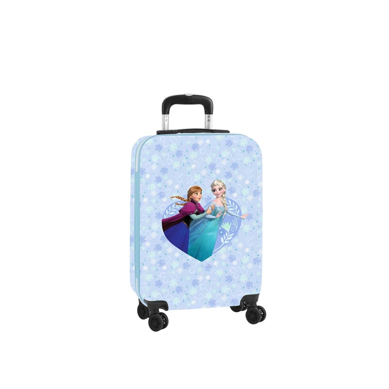 Valise cabine à roulettes Frozen 51 cm bleue