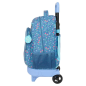 Sac à dos trolley amovible Frozen bleu à poches Sac à dos trolley amovible Frozen bleu à poches