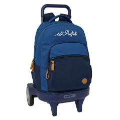 Mochila à roulettes bleue marine