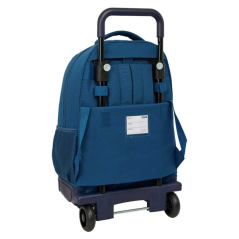 Sac à dos trolley amovible Safta bleu marine