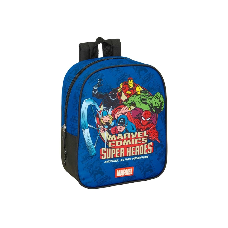 Sac à dos bébé Avengers bleu foncé adaptatif poussette Sac à dos bébé Avengers bleu foncé adaptatif poussette