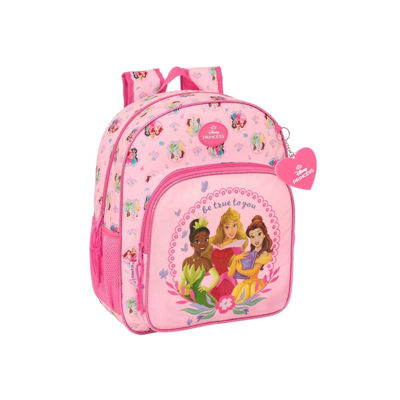 Sac à dos Princesses Disney rose compatible valise Sac à dos Princesses Disney rose compatible valise