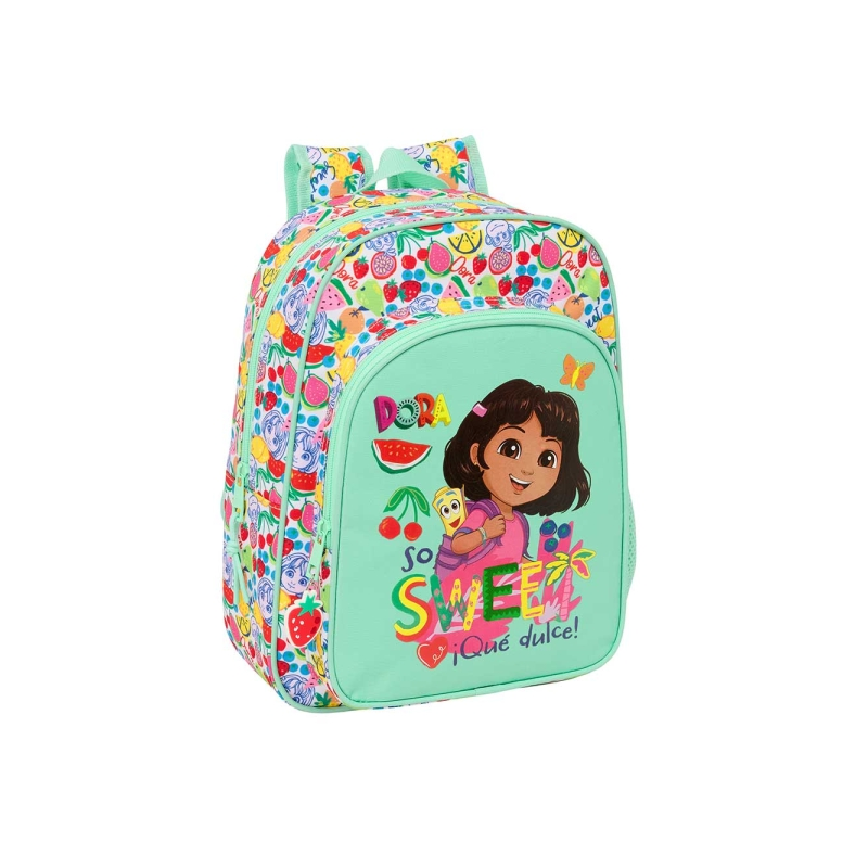 Sac à dos enfant Dora menthe adaptable trolley Sac à dos enfant Dora menthe adaptable trolley