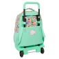 Sac à dos trolley Dora Safta menthe avec poche avant