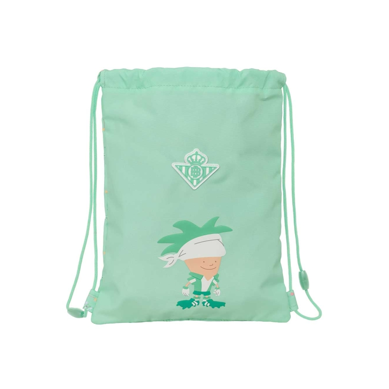 Sac à dos plat Real Betis Balompié vert 26x34 cm
