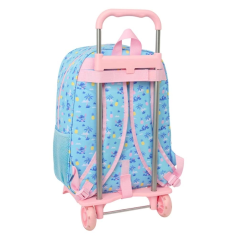 Sac à roulettes Stitch Waves bleu clair