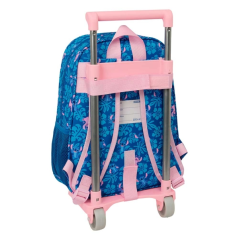 Sac à roulettes Stitch Lio bleu foncé 26x34x11 cm