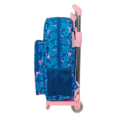 Sac à roulettes bleu foncé
