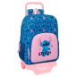 Sac à roulettes Stitch Lio bleu foncé