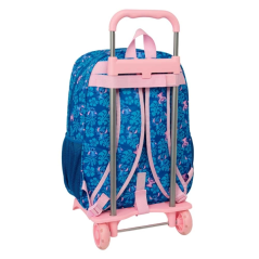 Sac à roulettes Stitch Lio bleu foncé
