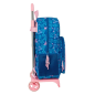 Sac à roulettes Stitch Lio bleu foncé