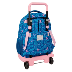 Sac à dos à roulettes Stitch Safta 33 L bleu foncé