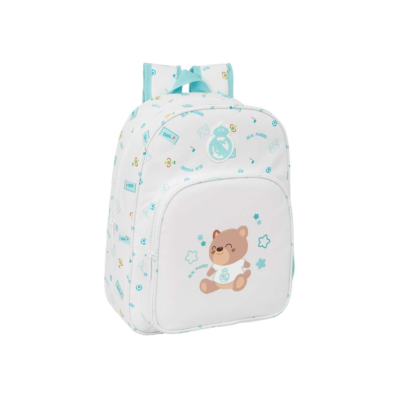 Sac à dos enfant Real Madrid blanc 26 cm Sac à dos enfant Real Madrid blanc 26 cm