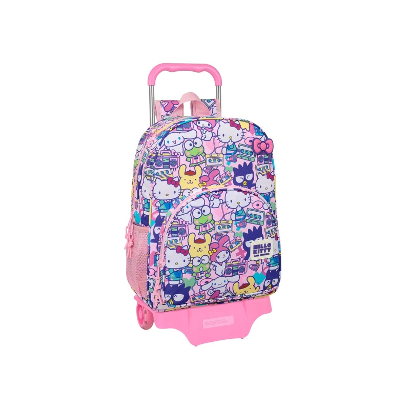 Sac à dos Hello Kitty à chariot rose Sac à dos Hello Kitty à chariot rose