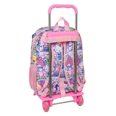 Sac à dos Hello Kitty à chariot rose