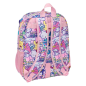 Sac à dos Hello Kitty rose avec poche frontale Sac à dos Hello Kitty rose avec poche frontale