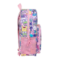 Sac à dos Hello Kitty rose avec poche frontale Sac à dos Hello Kitty rose avec poche frontale