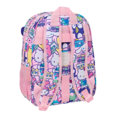 Sac à dos enfant Hello Kitty rose avec porte-bouteille
