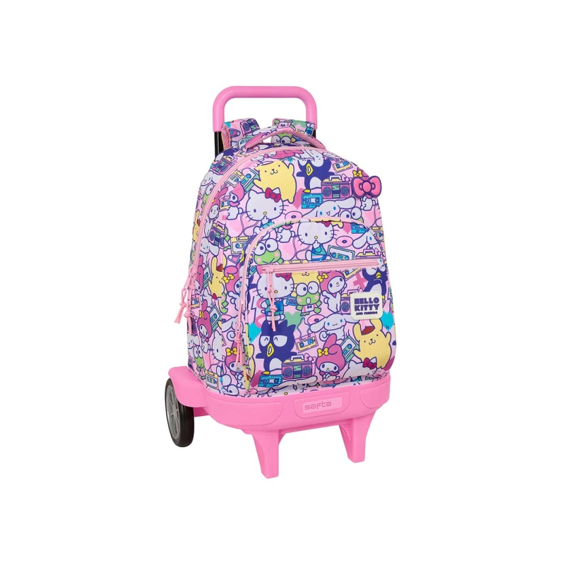 Sac à dos trolley Hello Kitty rose 33 L Sac à dos trolley Hello Kitty rose 33 L