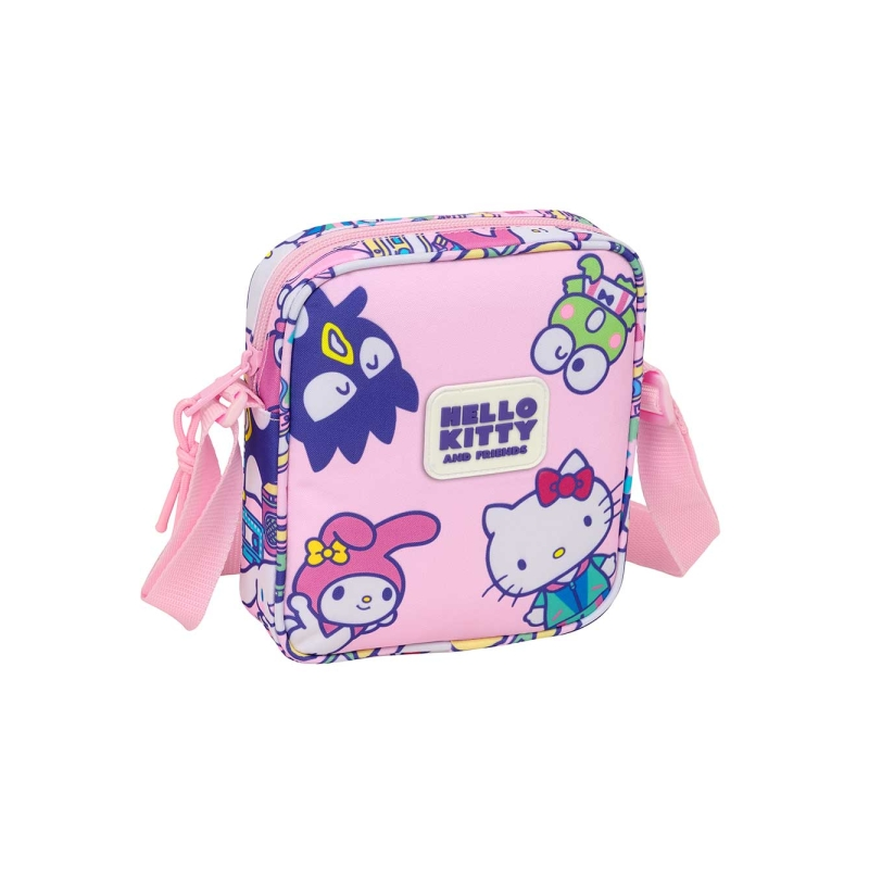 Pochette bandoulière Hello Kitty rose Safta Pochette bandoulière Hello Kitty rose Safta