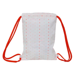 Sac à dos enfant Sevilla FC blanc rouge 26x34 cm