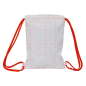 Sac à dos enfant Sevilla FC blanc rouge 26x34 cm