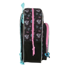 Sac à dos noir à roulettes