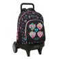 Sac à dos trolley Monster High noir avec poche amovible Sac à dos trolley Monster High noir avec poche amovible