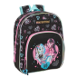 Sac à dos enfant Monster High noir compatible valise roulettes
