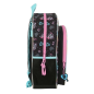 Sac à dos Monster High noir compatible valise à roulettes