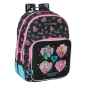 Sac à dos Monster High noir compatible trolley 2 compartiments Sac à dos Monster High noir compatible trolley 2 compartiments