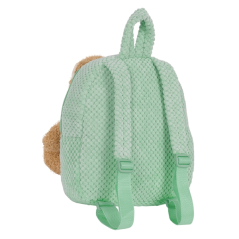 Sac à dos préscolaire ours en peluche turquoise Safta