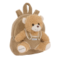 Sac à dos préscolaire ours en peluche amovible brun Sac à dos préscolaire ours en peluche amovible brun