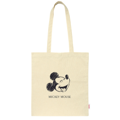 Sac cabas beige Mickey Mouse