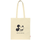 Sac cabas Mickey Mouse en toile beige avec poignées Sac cabas Mickey Mouse en toile beige avec poignées