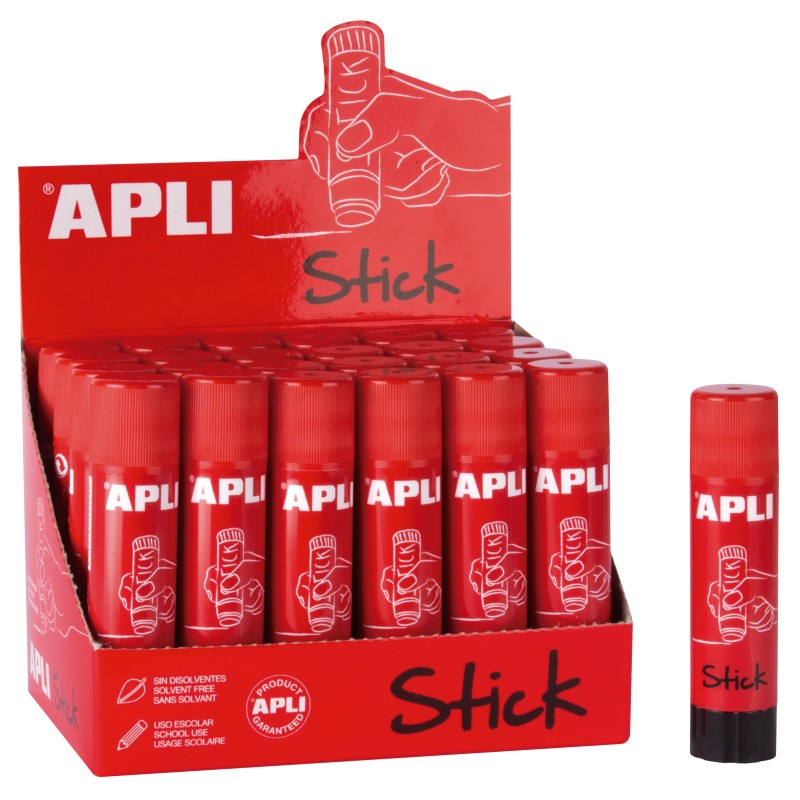 Apli Barre de Colle Adhésive 10g - Application Facile - Séchage Rapide - Transparent