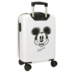 Valise cabine bébé Mickey Mouse 51 cm, blanche
