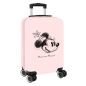 Valise cabine Minnie Mouse 51 cm rose pastel