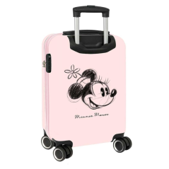 Valise cabine Minnie Mouse 51 cm rose pastel