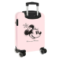 Valise cabine Minnie Mouse 51 cm rose pastel