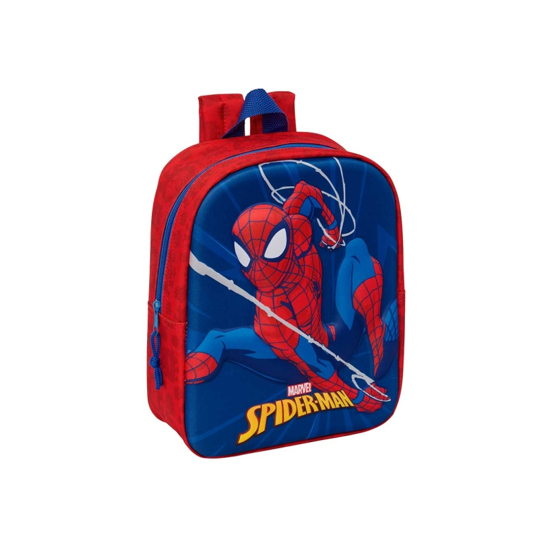 Sac à dos enfant Spider-Man 3D rouge bleu 6L Sac à dos enfant Spider-Man 3D rouge bleu 6L