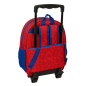 Sac à dos à roulettes Spider-Man rouge et bleu 27x33x10 cm Sac à dos à roulettes Spider-Man rouge et bleu 27x33x10 cm