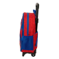 Sac à dos à roulettes Spider-Man rouge et bleu 27x33x10 cm Sac à dos à roulettes Spider-Man rouge et bleu 27x33x10 cm