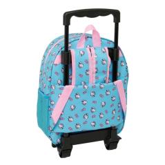 Sac à dos Hello Kitty avec chariot bleu clair