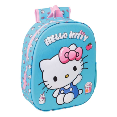 sac à dos Hello Kitty bleu clair