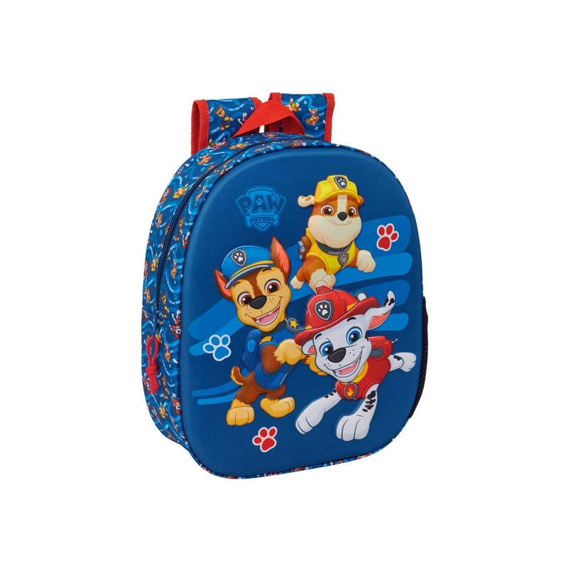 Sac à dos Paw Patrol 3D bleu foncé 27x33x10 cm Sac à dos Paw Patrol 3D bleu foncé 27x33x10 cm