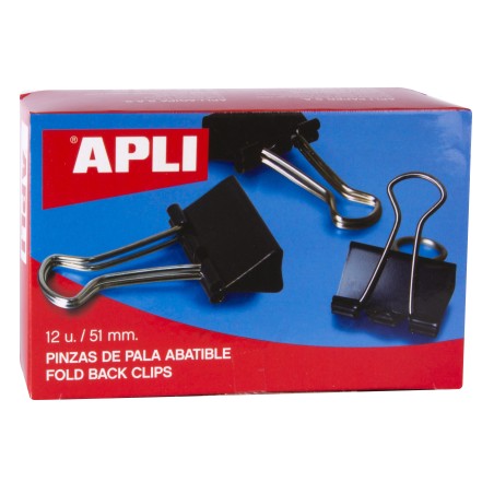 ✅ Pince à clip Apli 30x51mm couleur Noir en stock