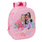 Sac à dos Barbie 3D rose avec porte-bouteille