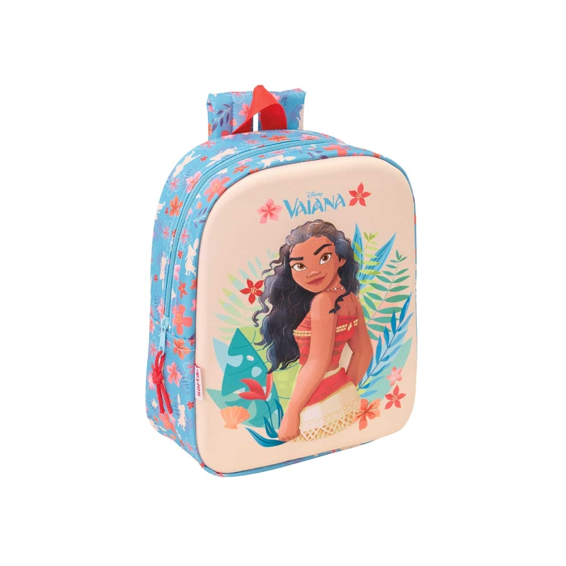 Sac à dos enfant Vaiana 3D bleu 6L