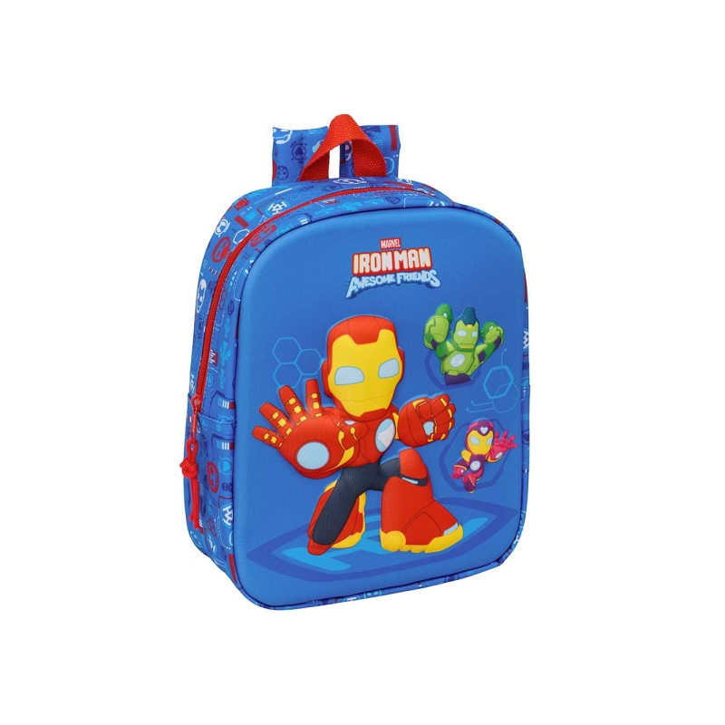 Sac à dos enfant 3D Iron Man bleu foncé 6L Sac à dos enfant 3D Iron Man bleu foncé 6L